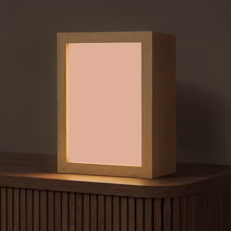 Dusty - Rose - Roze Light Box met kabel (Tafellamp) klein 925 -z3d_website