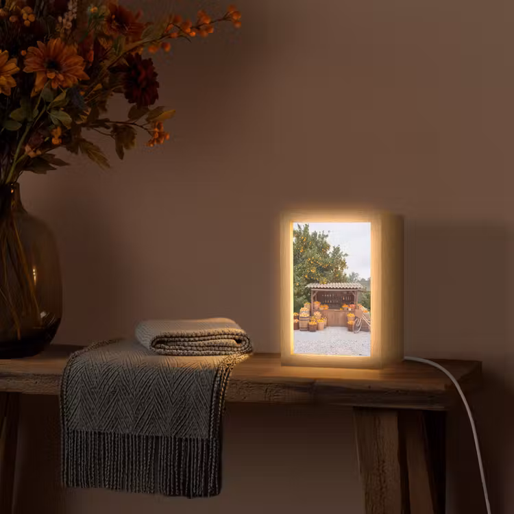 Table Lamp - Fruit - Market - Rural - Fruit - Markt - Landelijk Light Box met kabel (Tafellamp) klein