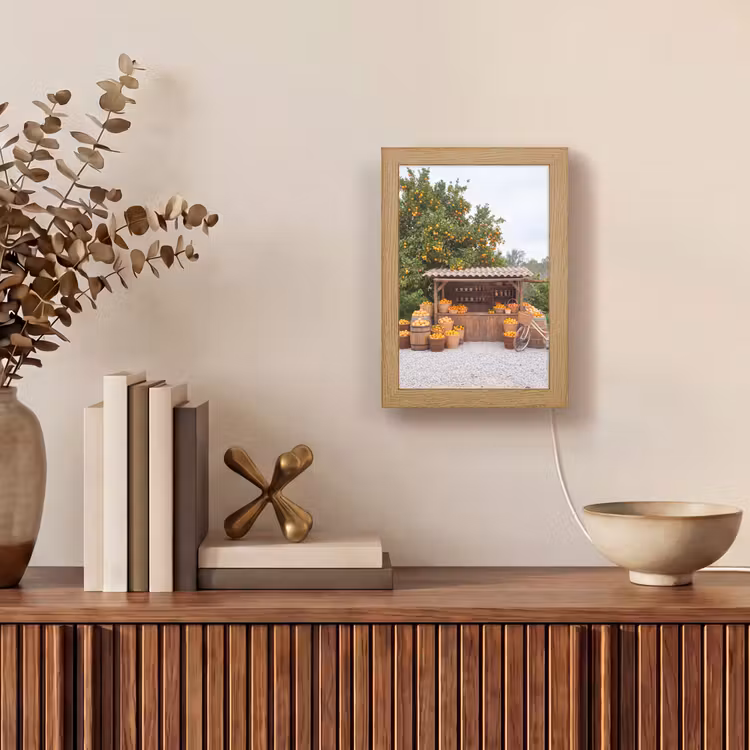 Table Lamp - Fruit - Market - Rural - Fruit - Markt - Landelijk Light Box met kabel (Tafellamp) klein