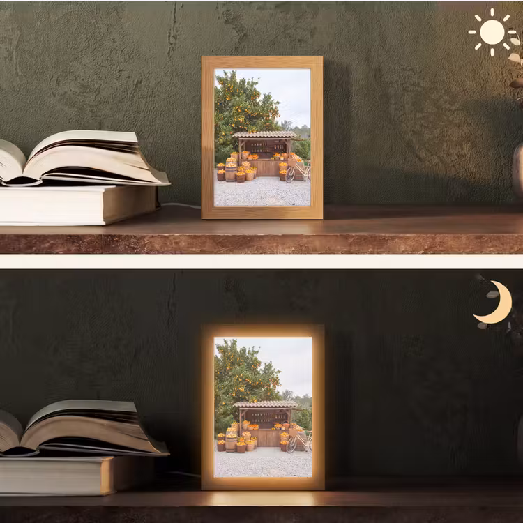 Table Lamp - Fruit - Market - Rural - Fruit - Markt - Landelijk Light Box met kabel (Tafellamp) klein