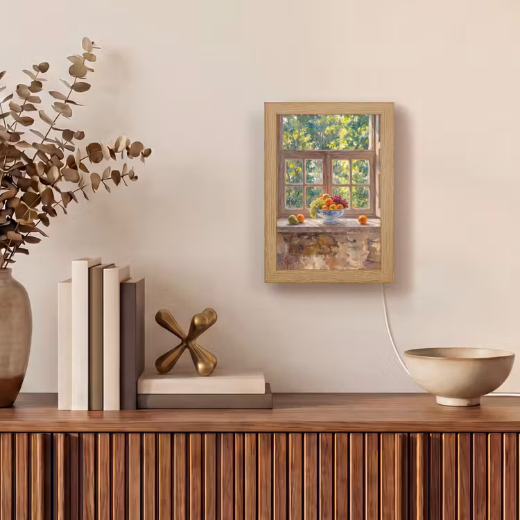 Table Lamp - Fruit - Windowsill - Nature - Fruit - Vensterbank - Natuur Light Box met kabel (Tafellamp) klein