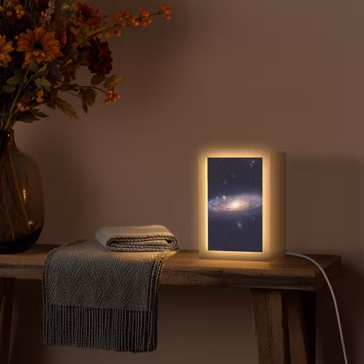 Table Lamp - Galaxy - Space - Cosmos - Sterrenstelsel - Ruimte - Kosmos Light Box met kabel (Tafellamp) klein