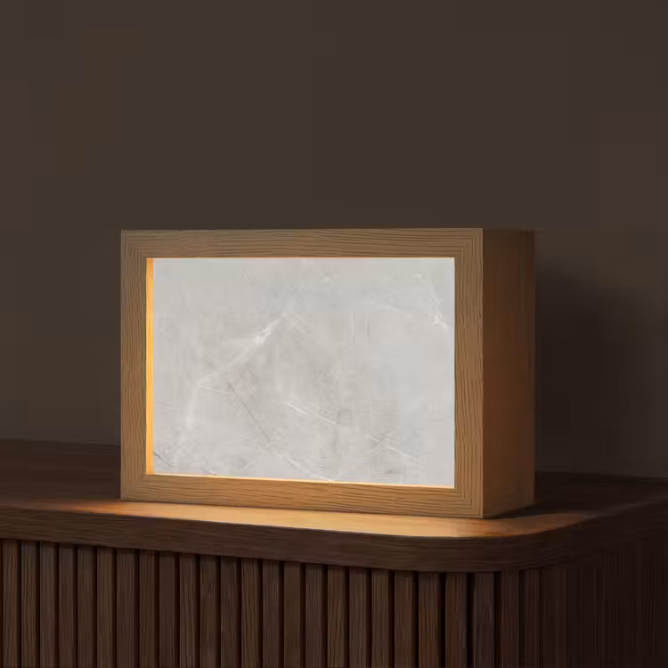 Grijs - Beton - Industrieel Light Box met kabel (Tafellamp) klein -z3d_website