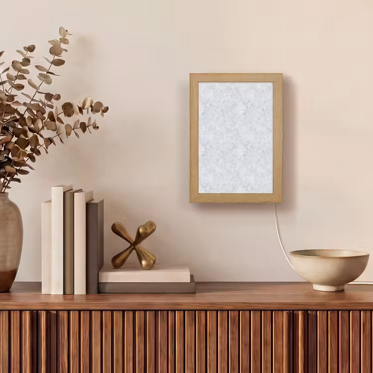 Grijs - Terrazzo-effect - Beton Light Box met kabel (Tafellamp) klein 925 -sfeer2