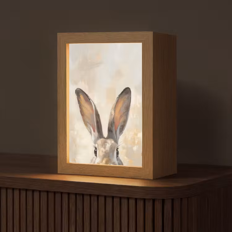 Haas - Oren - Bruin Light Box met kabel (Tafellamp) klein -z3d_website