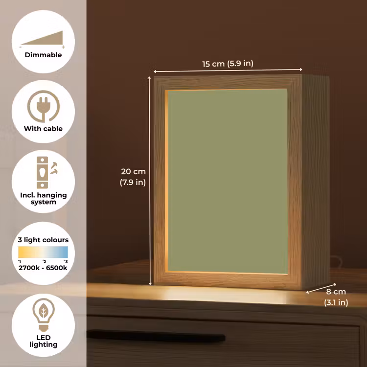 Herbal - Matcha - Groen Light Box met kabel (Tafellamp) klein 925 -USP_EN