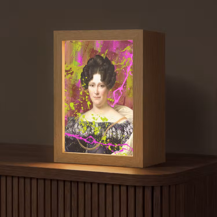 Johanna Henriette Engelen - Dubois Drahonet - Neon Light Box met kabel (Tafellamp) klein -z3d_website