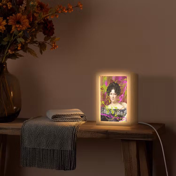 Johanna Henriette Engelen - Dubois Drahonet - Neon Light Box met kabel (Tafellamp) klein -sfeer4