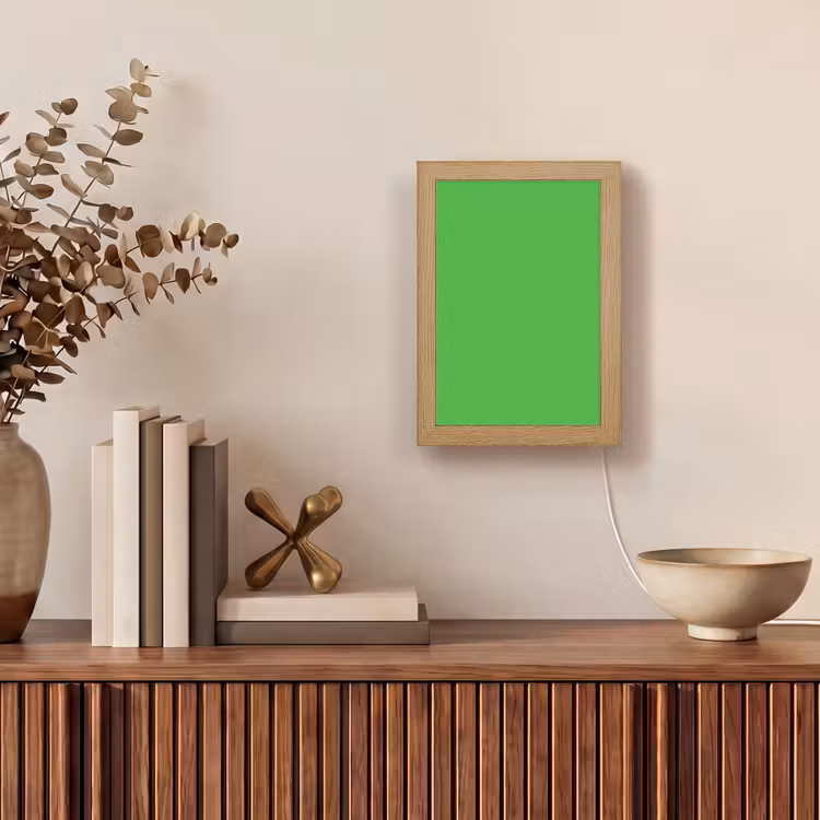 Kelly - Green - Groen Light Box met kabel (Tafellamp) klein 925 -sfeer2