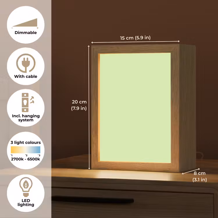 Light - Lime - Groen Light Box met kabel (Tafellamp) klein 925 -USP_EN
