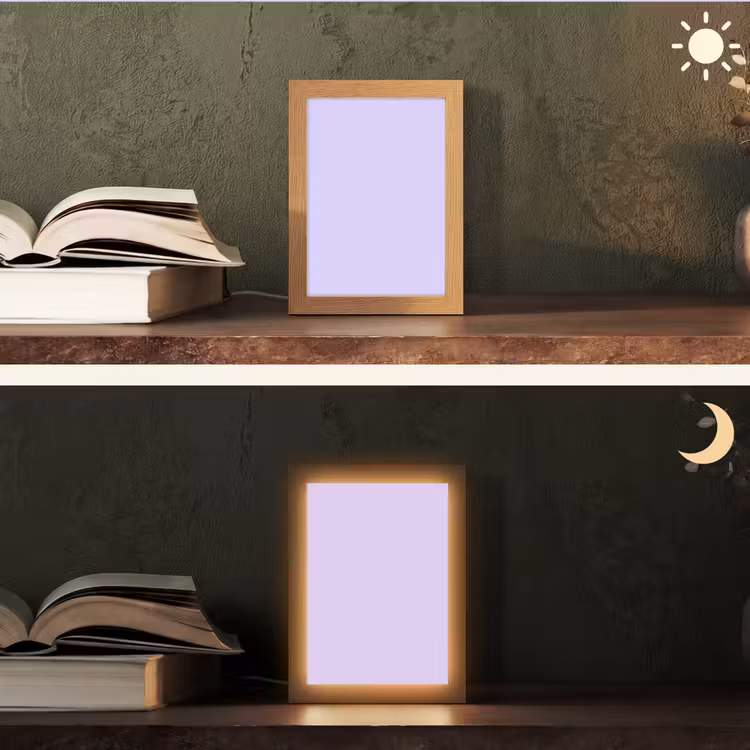 Light - Orchid - Paars Light Box met kabel (Tafellamp) klein 925 -sfeer3