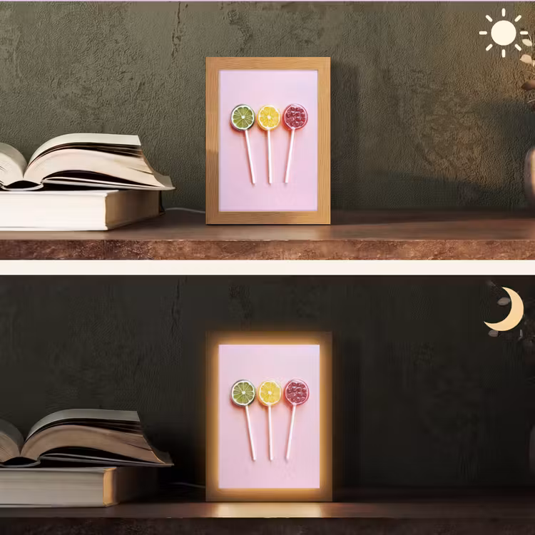 Lolly - Snoep - Citrus Light Box met kabel (Tafellamp) klein -sfeer3