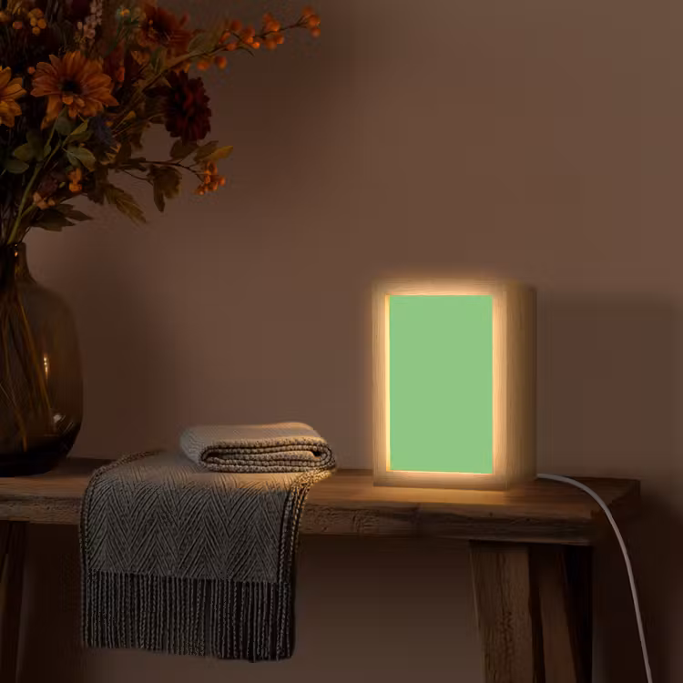 Meadow - Green - Groen Light Box met kabel (Tafellamp) klein 925 -sfeer4