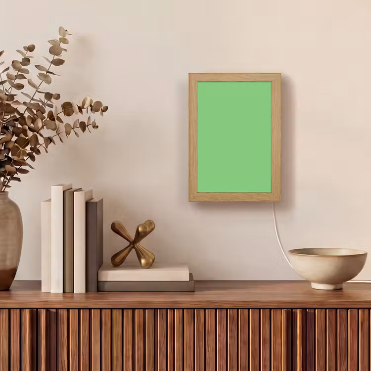 Meadow - Green - Groen Light Box met kabel (Tafellamp) klein 925 -sfeer2