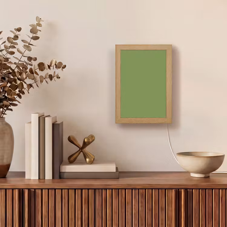 Moss - Green - Groen Light Box met kabel (Tafellamp) klein 925 -sfeer2