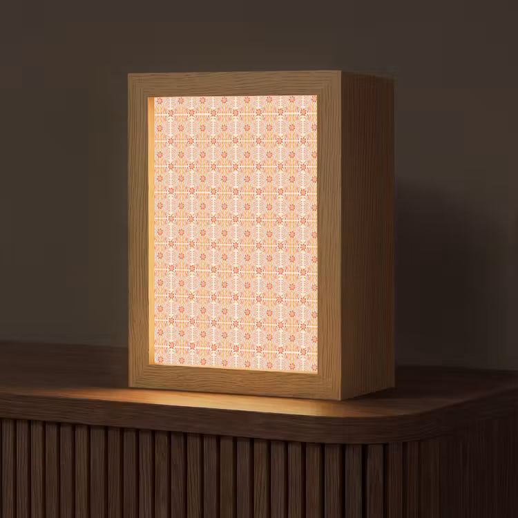 Patroon - Retro - Kleur Light Box met kabel (Tafellamp) klein 925 -z3d_website