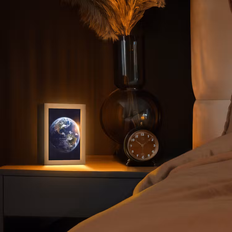 Table Lamp - Planet - Space - Cosmos - Planeet - Ruimte - Kosmos Light Box met kabel (Tafellamp) klein