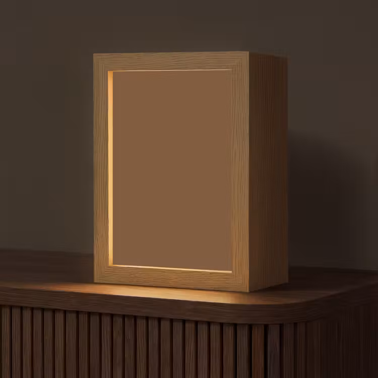 Rich - Espresso - Bruin Light Box met kabel (Tafellamp) klein 925 -z3d_website