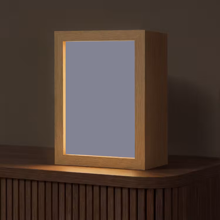 Slate - Whisper - Blauw Light Box met kabel (Tafellamp) klein 925 -z3d_website