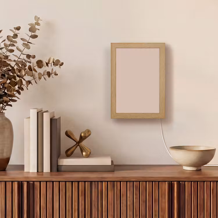 Soft - Clay - Nude Light Box met kabel (Tafellamp) klein 925 -sfeer2