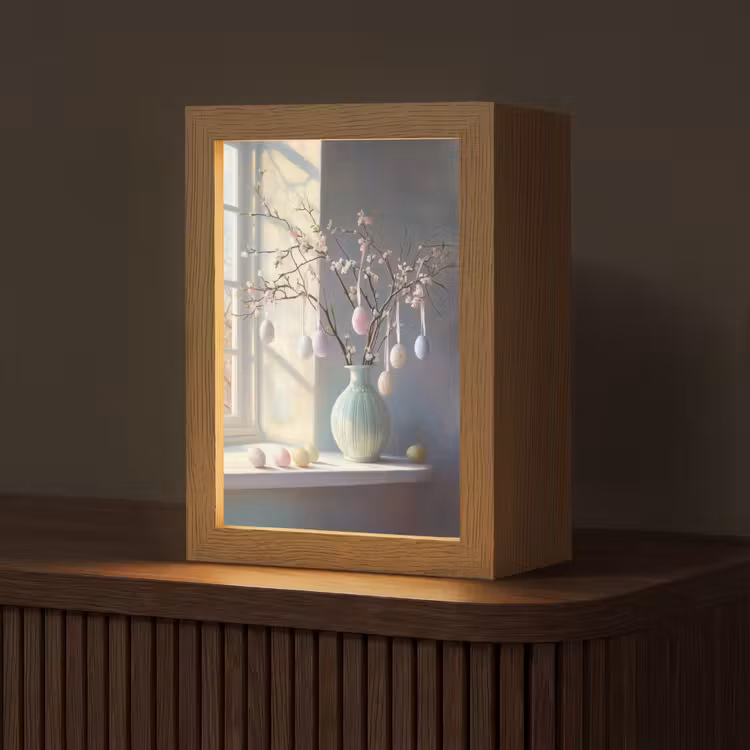 Stilleven - Vaas - Paastak Light Box met kabel (Tafellamp) klein -z3d_website
