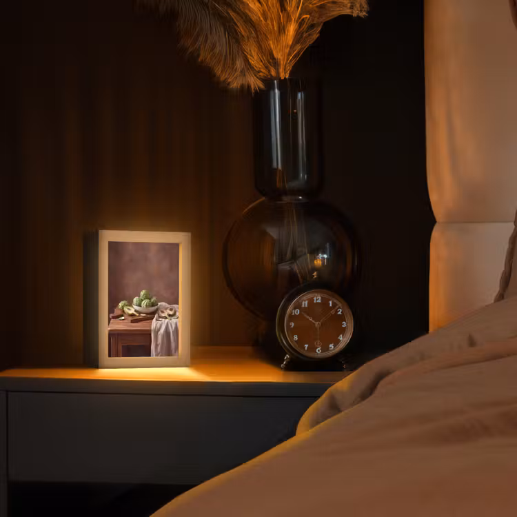 Table Lamp - Vegetables - Artichoke - Kitchen - Groenten - Artisjok - Keuken Light Box met kabel (Tafellamp) klein