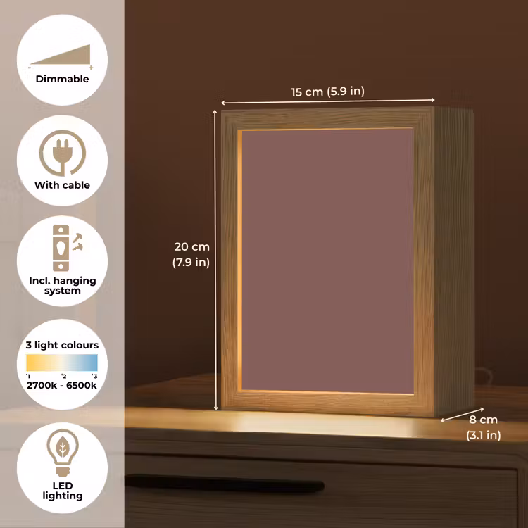 Velvet - Merlot - Rood Light Box met kabel (Tafellamp) klein 925 -USP_EN