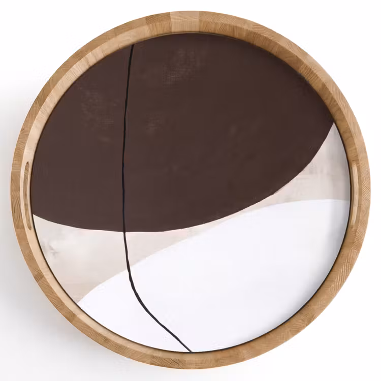 Tray - Abstract - Forms - Modern - Abstract - Vormen - Modern Dienblad Rond middel