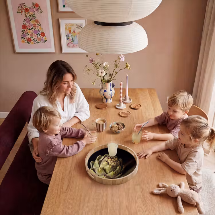 Tray - Artichoke - Food - Classic - Artichok - Eten - Klassiek Dienblad Rond middel