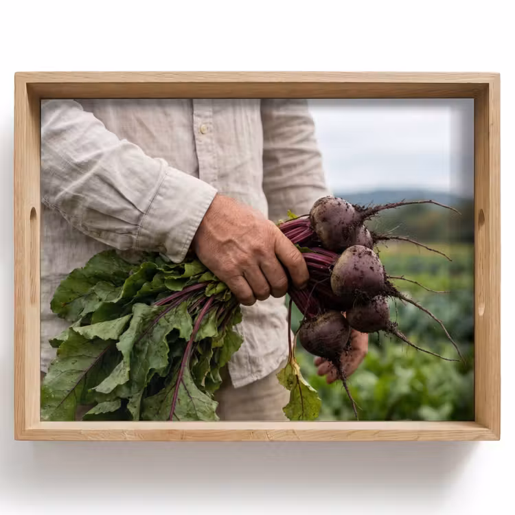 Bieten - Vers - Moestuin Dienblad Rechthoek middel -z3d_shopping