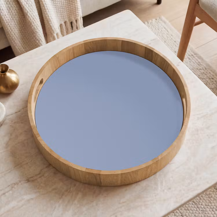 Canary - Champ - Blauw Dienblad Rond middel 914 -sfeer1