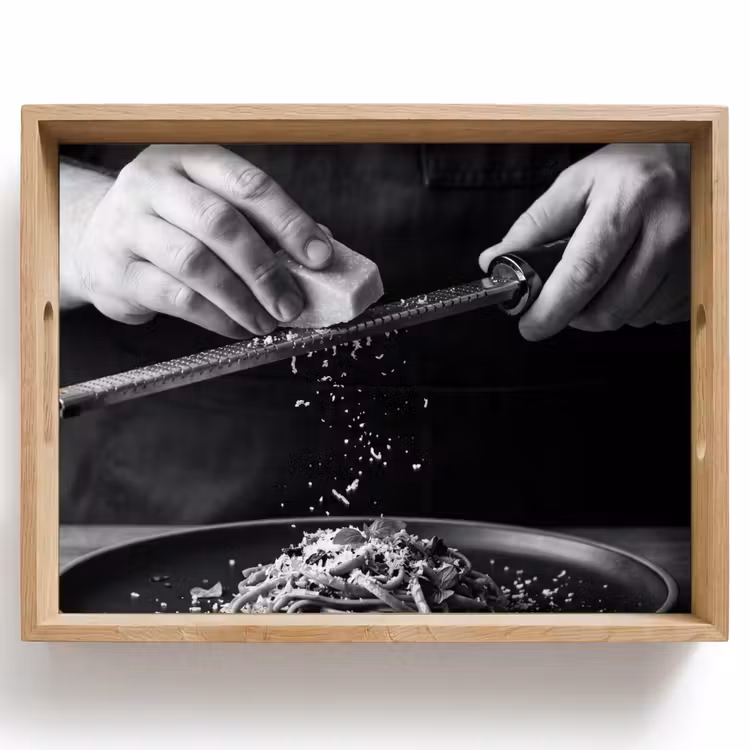 Kaas - Pasta - Rasp Dienblad Rechthoek middel -z3d_shopping