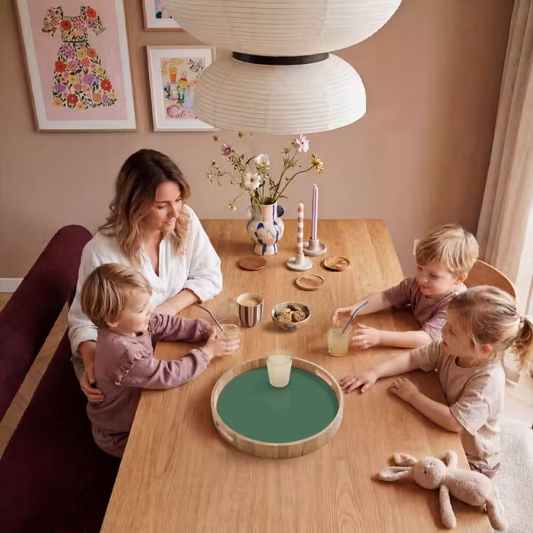 Deep - Sagewood - Groen Dienblad Rond middel 914 -sfeer4