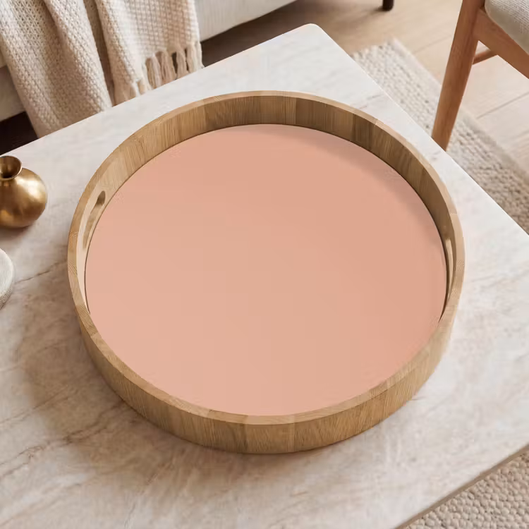 Dusty - Rose - Roze Dienblad Rond middel 914 -sfeer1