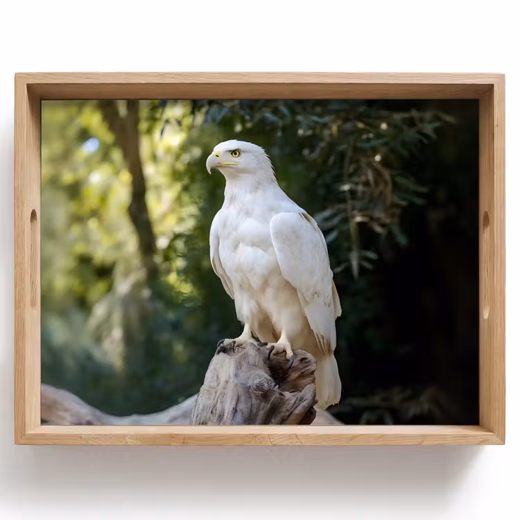 Arend - Hout - Wit - Planten Dienblad Rechthoek middel -z3d_shopping
