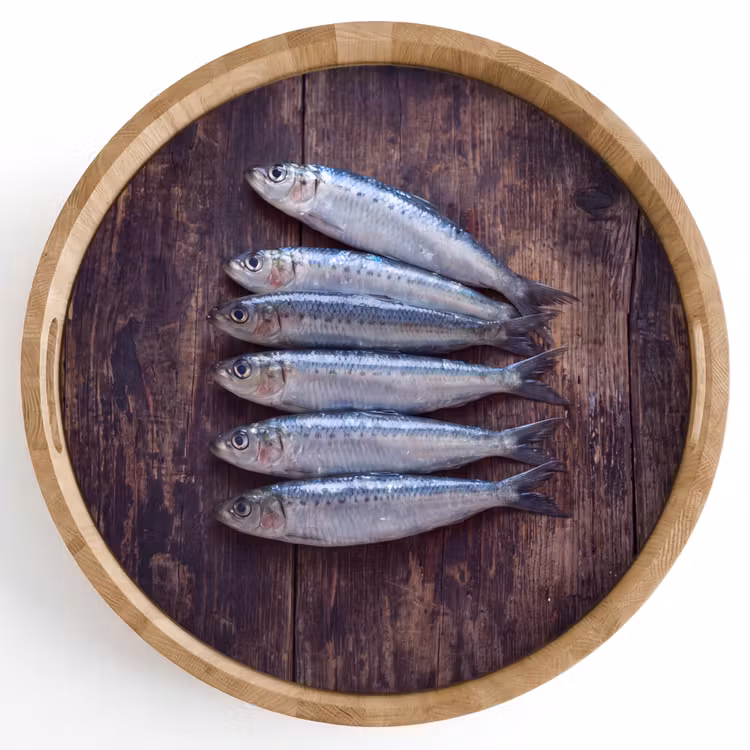 Tray - Fish - Wood - Food - Vis - Hout - Eten Dienblad Rond middel