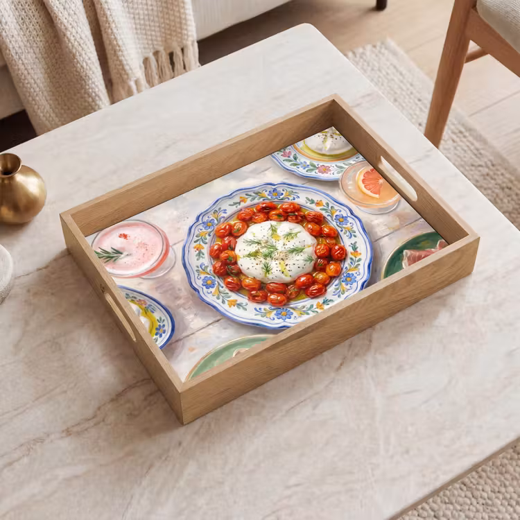Eten - Tafel - Divers - Modern Dienblad Rechthoek middel -sfeer1