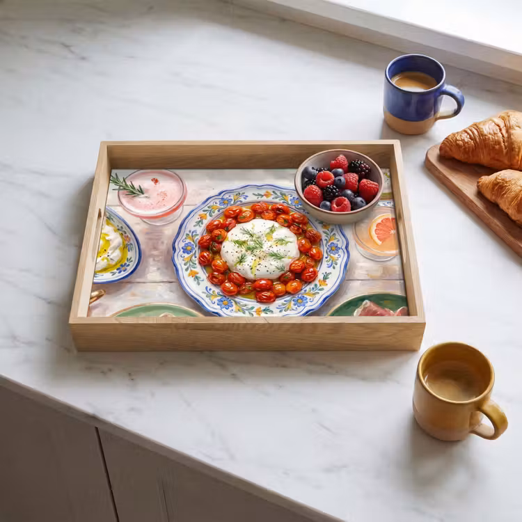 Eten - Tafel - Divers - Modern Dienblad Rechthoek middel -sfeer2