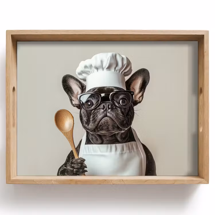 Bril - Hond - Kok Dienblad Rechthoek middel -z3d_shopping