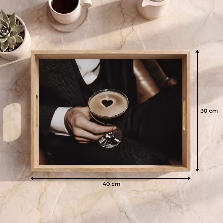 Hartje - Cocktail - Espresso Martini - Hand Dienblad Rechthoek middel -USP_Formaat