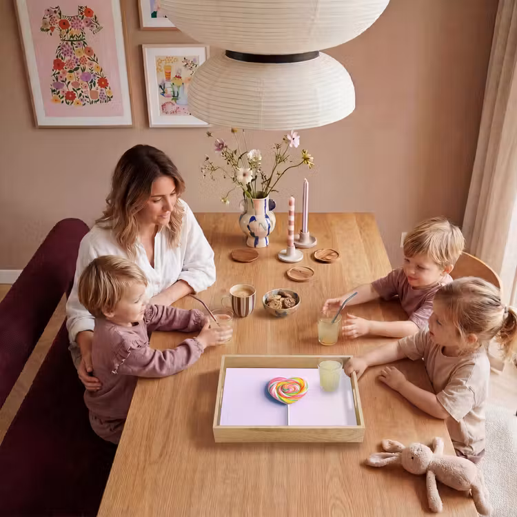 Hart - Lolly - Snoep Dienblad Rechthoek middel -sfeer4