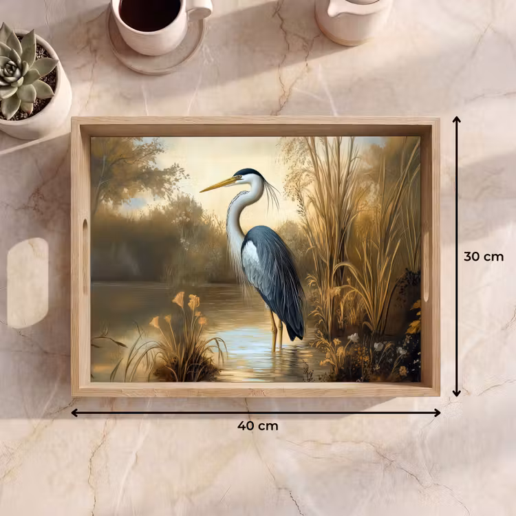 Reiger - Water - Planten Dienblad Rechthoek middel -USP_Formaat