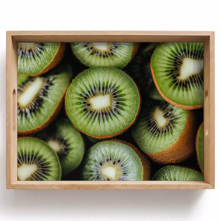 Kiwi - Fruit - Groen Dienblad Rechthoek middel -z3d_shopping