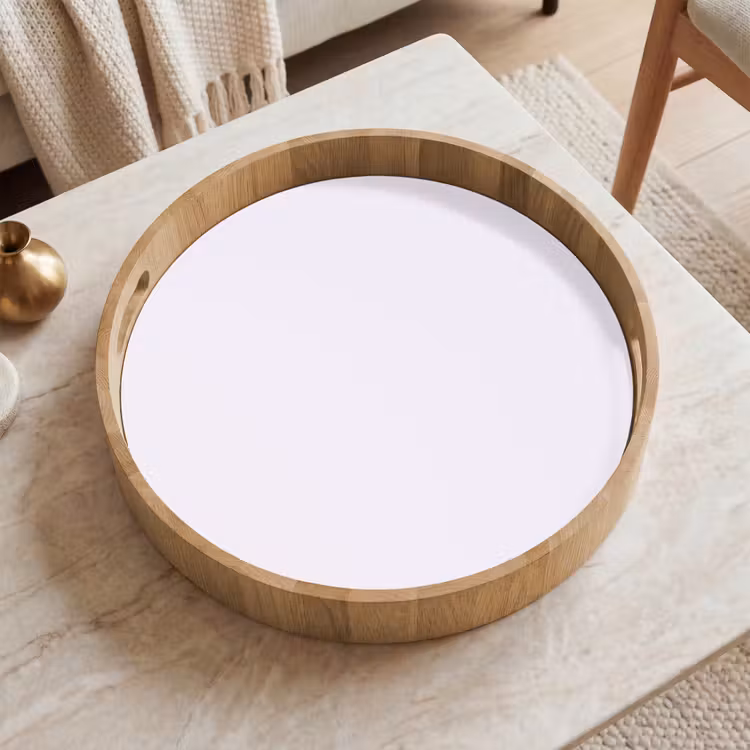 Lilac - Luxe - Paars Dienblad Rond middel 914 -sfeer1