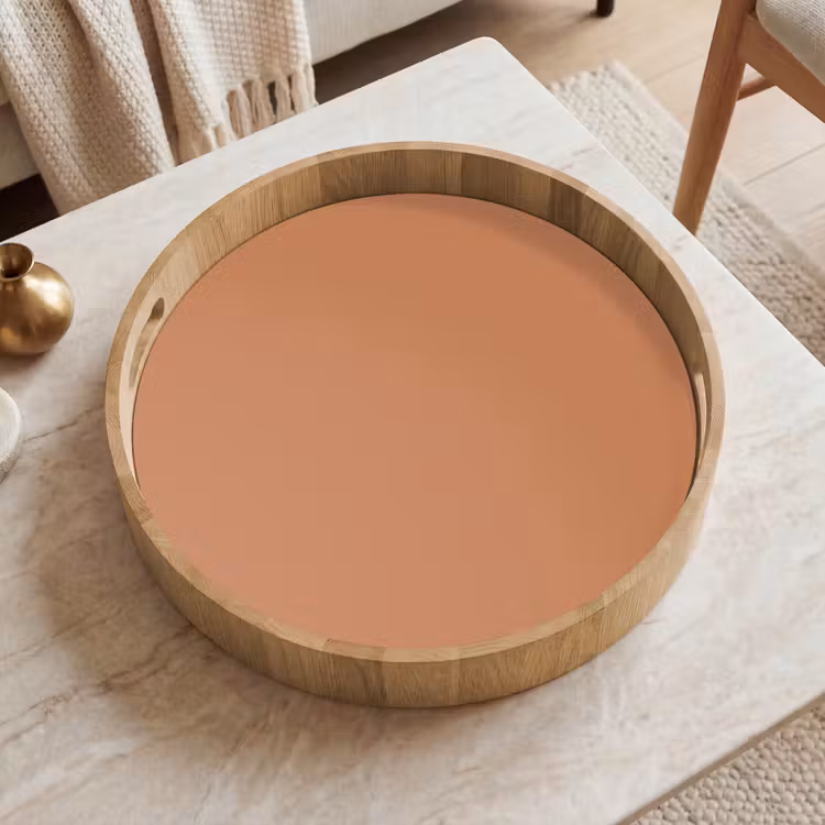Little - Italy - Oranje Dienblad Rond middel 914 -sfeer1