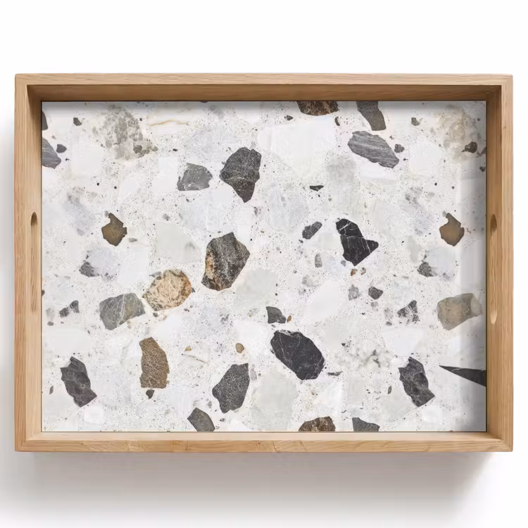Marmer - Terrazzo - Decoratie - Interieur Dienblad Rechthoek middel -z3d_shopping