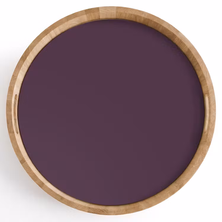 Midnight - Plum - Paars Dienblad Rond middel 914 -z3d_shopping