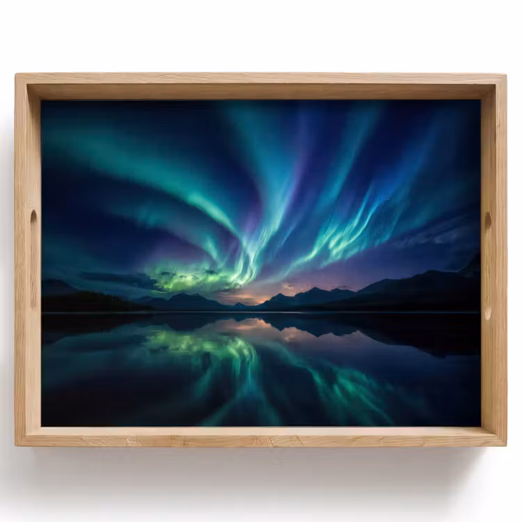 Noorderlicht - Kleurrijk - Bergmeer Dienblad Rechthoek middel -z3d_shopping