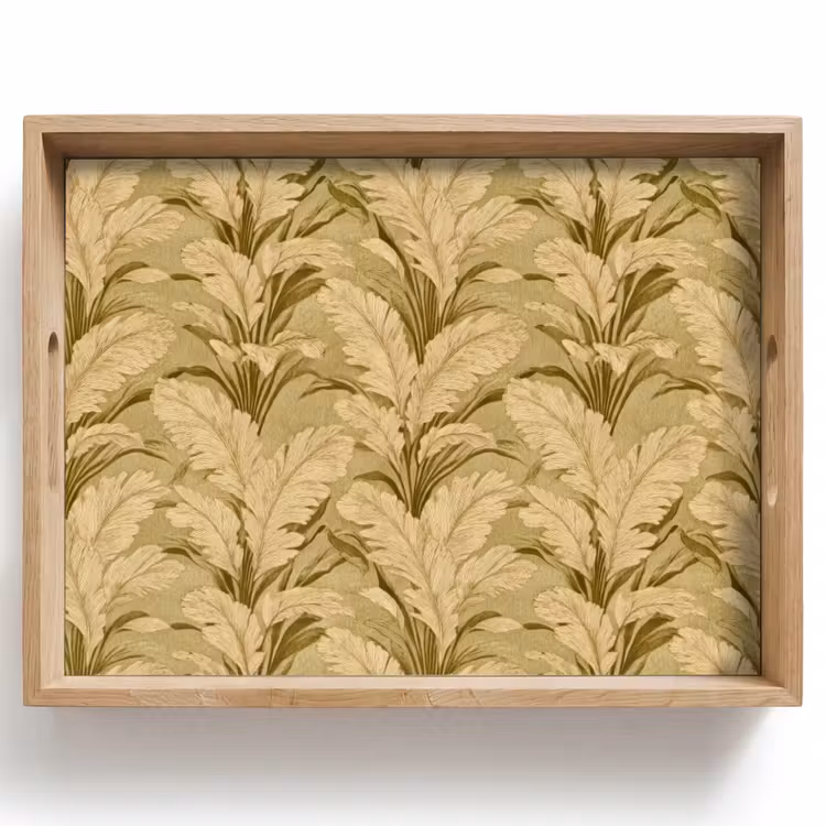 Palmbladeren - Klassiek - Groen Dienblad Rechthoek middel 911 -z3d_shopping