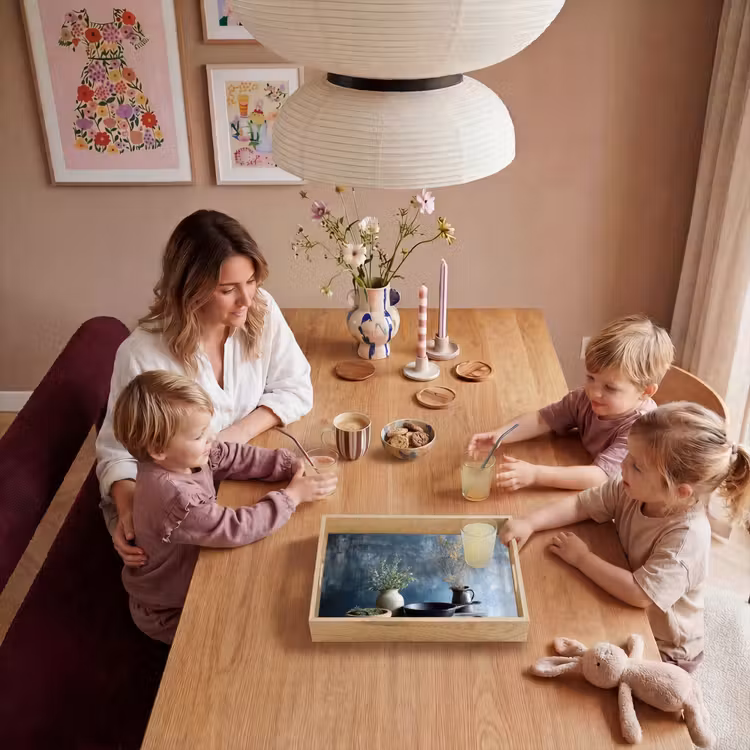 Pan - Kruiden - Schilderachtig Dienblad Rechthoek middel -sfeer4